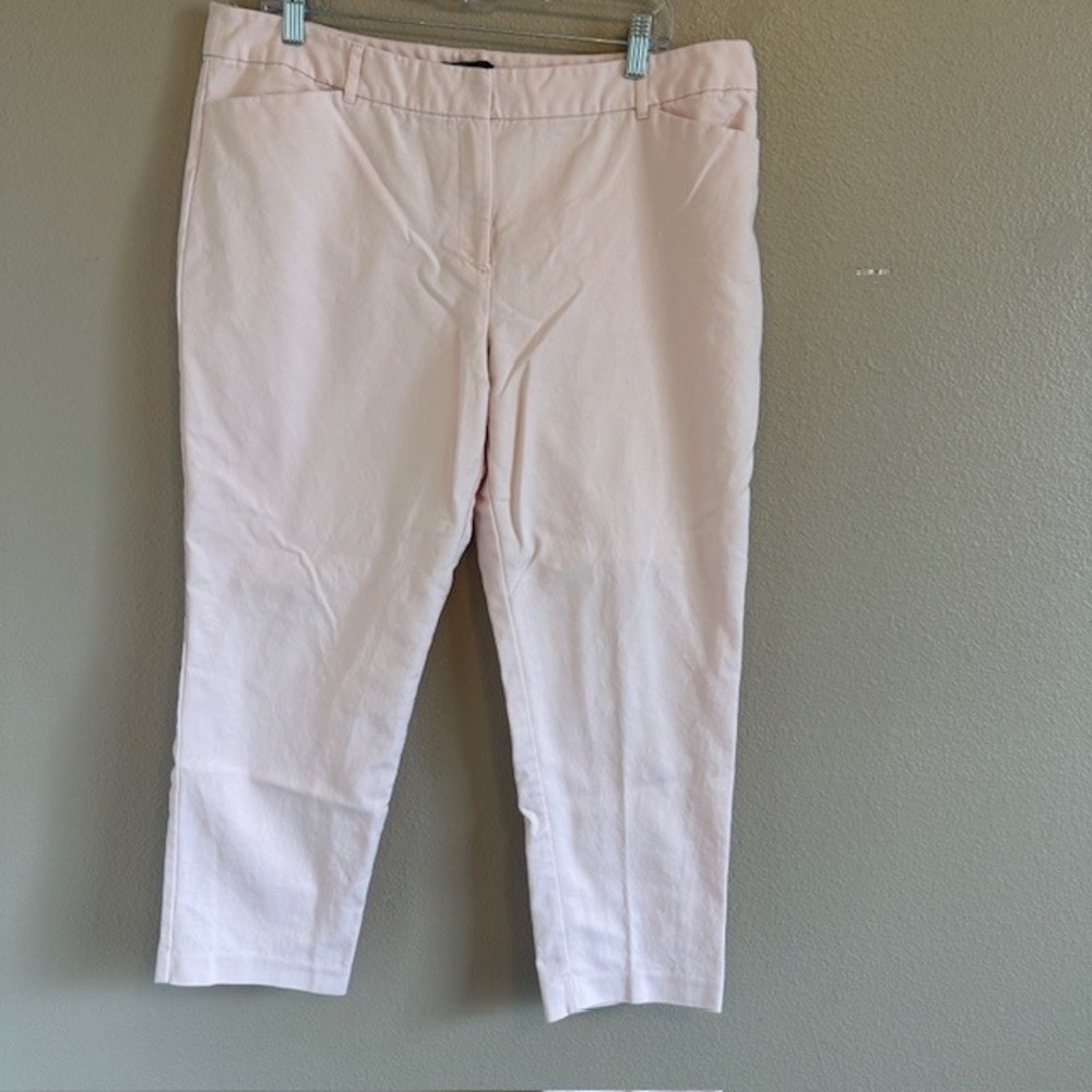 Liz Claiborne Career Emma Classic Light Pink Dress Pants‎ Stretch 16